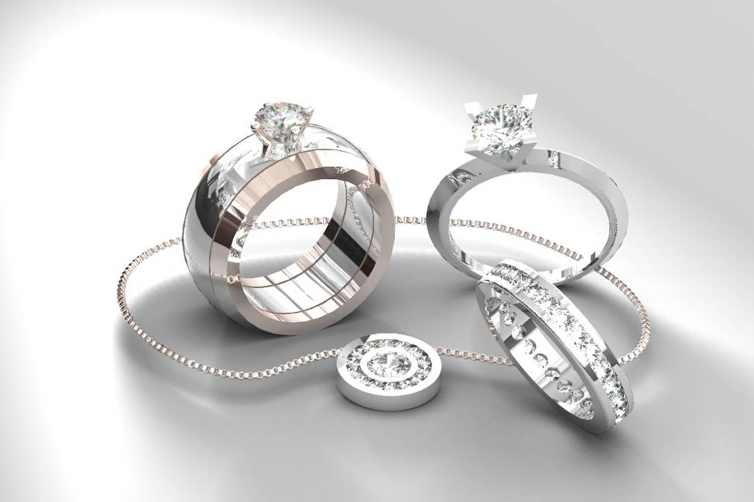 Eigen creaties - 3D uitwerking - Juwelier Blondeel
